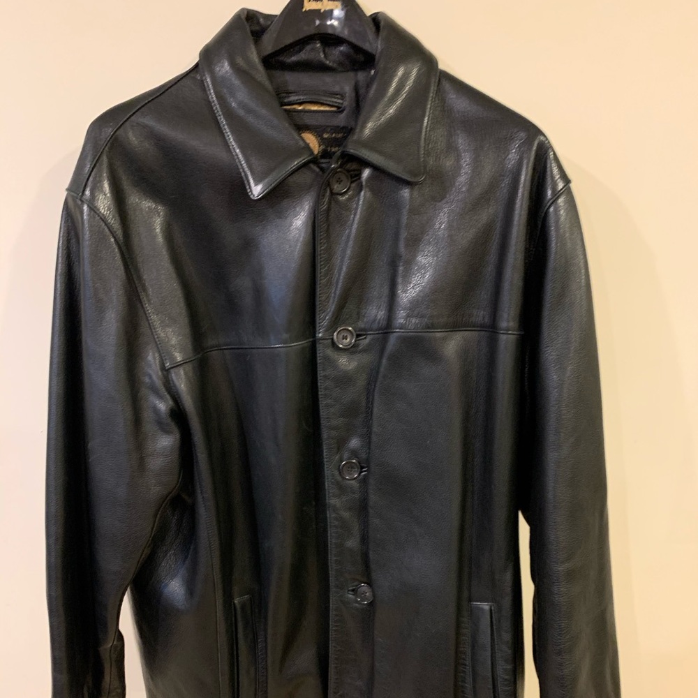 Marc New York Men’s Large Leather Winter Coat
